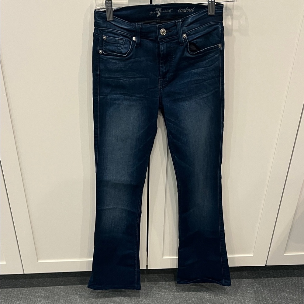 Women's 7 For All Mankind Dark Blue Jeans